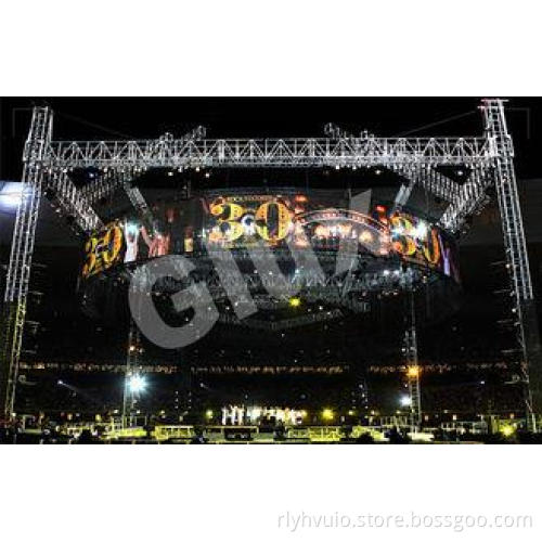 SMD 3 in 1 MBI5020 Curved LED Screen P10 Outdoor Full Color